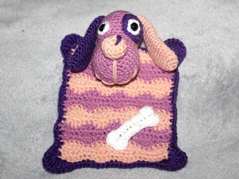 Schmusetuch Hund Häkelanleitung