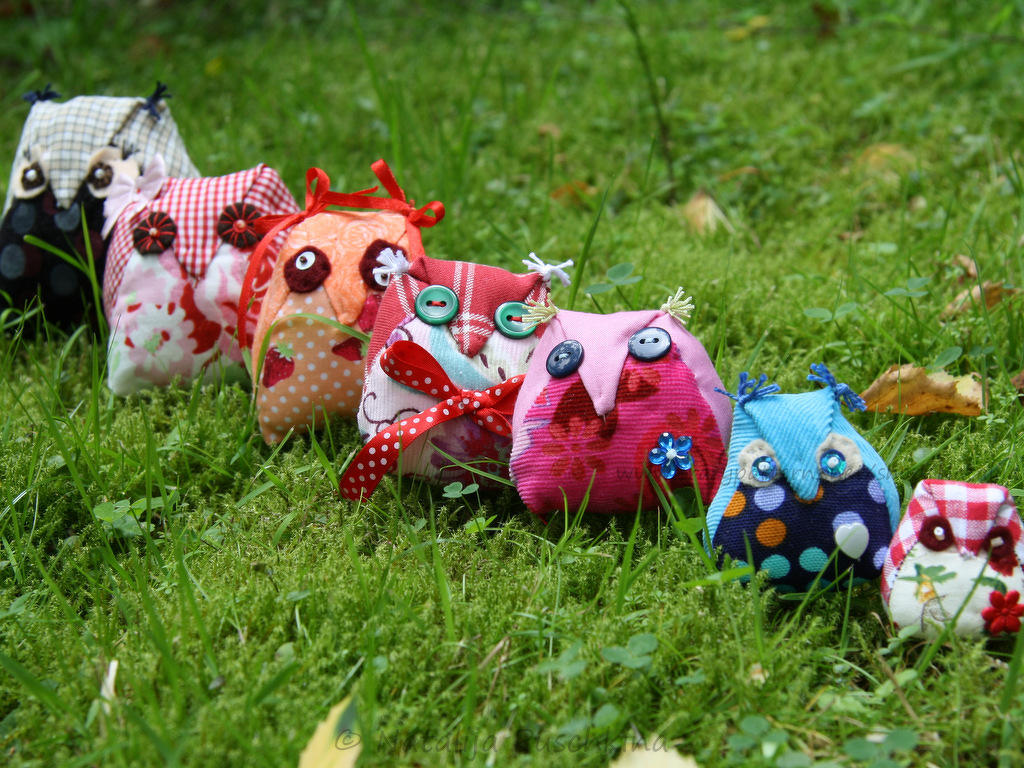 No Sewing Machine...Hand Sewing Pdf Pattern owl family