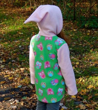 LINAs hooded jacket, sizes 110-152 (5-12 yrs.) / Instant Download