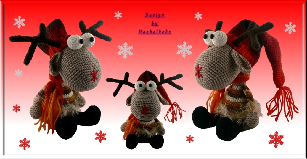 Rentier Ralph -- Häkelanleitung von Haekelkeks®