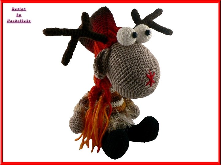 Rentier Ralph -- Häkelanleitung von Haekelkeks®