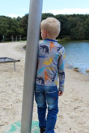 MICKYs slim-fit T-shirt, long or short sleeves & turtleneck, sizes 110-152 / 5-12 yrs. / Instant Download