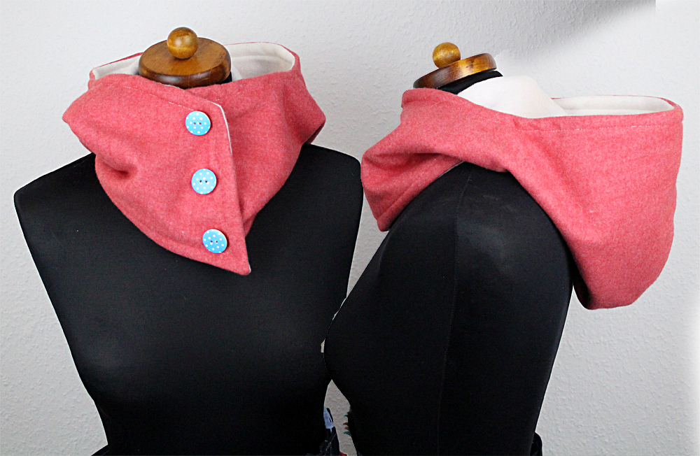 Balaklava Nähanleitung Kapuzenschal nähen Schnittmuster Balaclava DIY - Bild 2