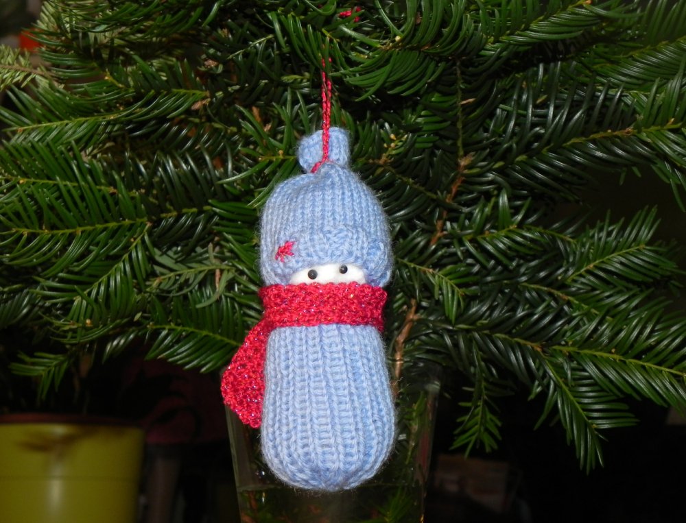 Schneemänchen Weihnachten PDF Strickanleitung