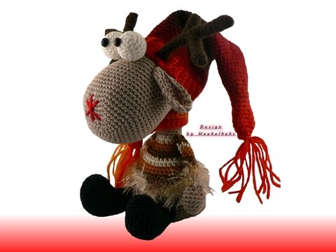 Reindeer Ralph -- crochet pattern by Haekelkeks -- english version