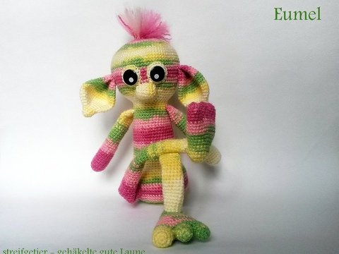 Häkelanleitung Eumel, das Fabelwesen