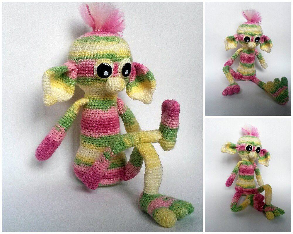 Häkelanleitung Eumel, das Fabelwesen - Bild 2