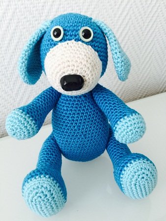 Crochet Pattern Dog Teddy Charles