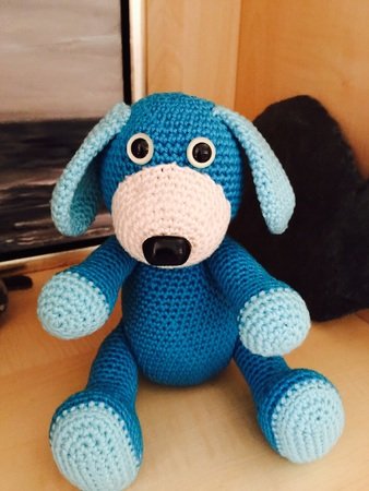Crochet Pattern Dog Teddy Charles