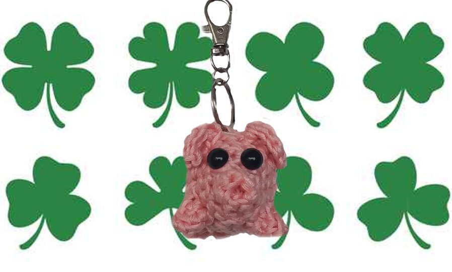 Häkelanleitung Schlüsselanhänger Glücksschwein