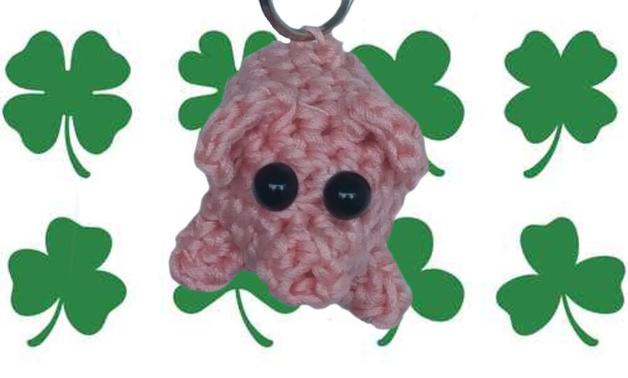 Häkelanleitung Schlüsselanhänger Glücksschwein