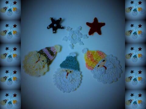 Applikation "Weihnachtsmann"