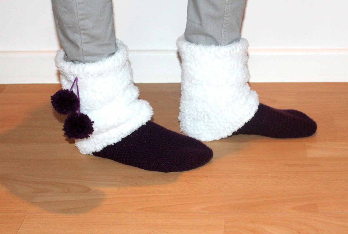 Moonboots UK sizes 2- 8 and US sizes 4- 10 crochet pattern - Image 7