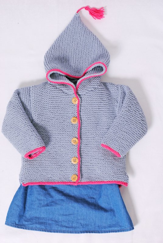 Strickanleitung Kapuzenjacke Zipfelzwerg in den Größen 62 bis 104 - Bild 2