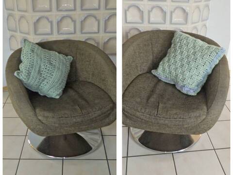 Kissen zum Wenden - 2 Muster zum Häkeln