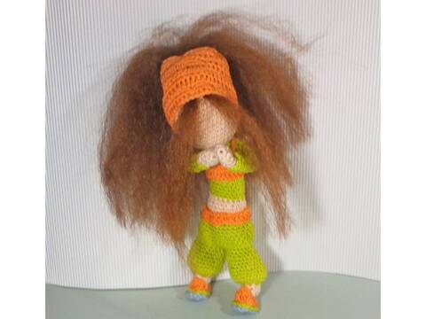 Dshini - Puppe zum Häkeln