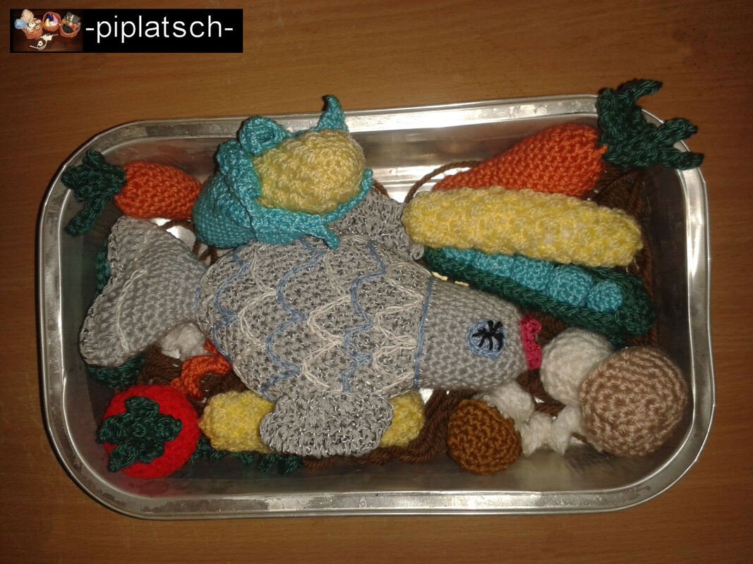 Festtagsbraten Karpfen oder anderer Fisch