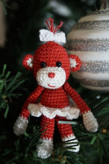 Glücksbringer 2016 ! Schlüsselanhänger Äffchen