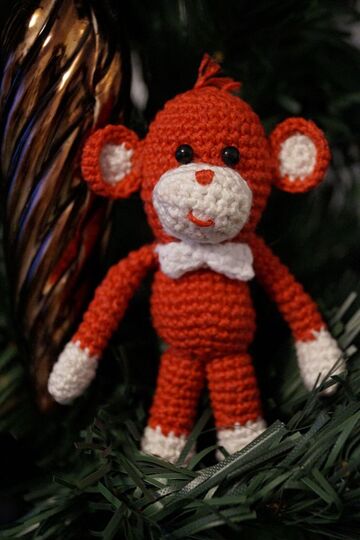 Glücksbringer 2016 ! Schlüsselanhänger Äffchen