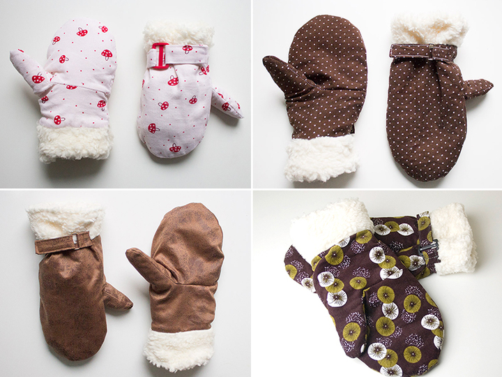 Schnittmuster Handschuhe für Erwachsene & Kinder