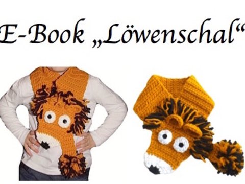 E-Book: Löwenschal in 2 Größen
