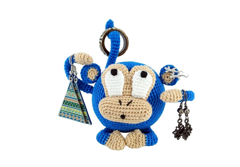 Äffchen Bobby Häkelanleitung - Amigurumi Deko