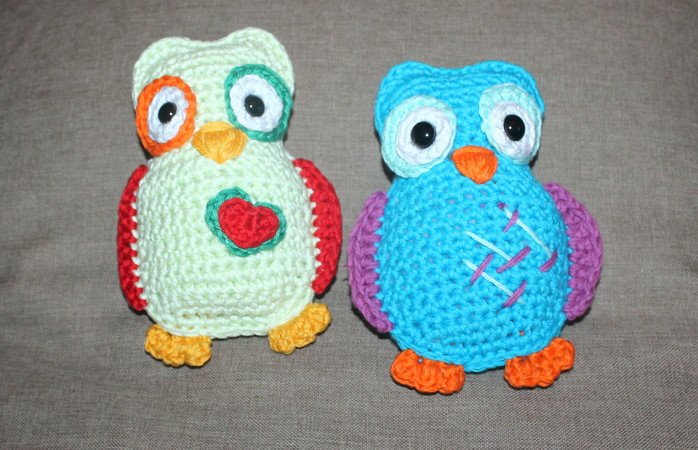 colourful owl crochet pattern