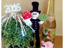 Schornsteinfeger, Glückspilz und Schweinchen im Set