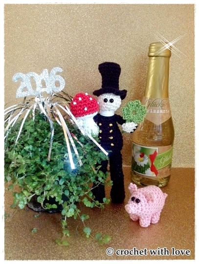 Schornsteinfeger, Glückspilz und Schweinchen im Set