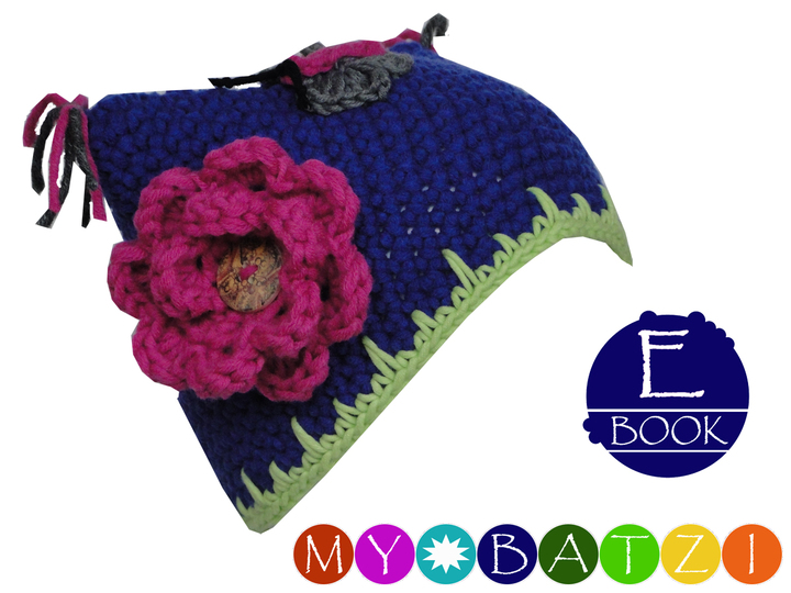 Häkelanleitung für Schal und Vierecksmütze