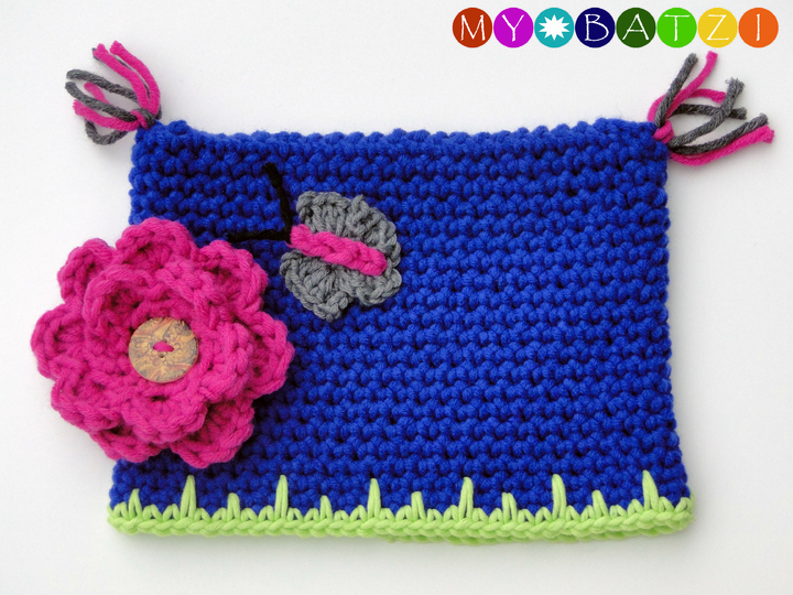 Häkelanleitung für Schal und Vierecksmütze