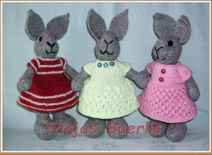 Hase mit Bekleidung