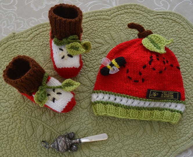 Baby Romper Onesie "Apple of my eye" set