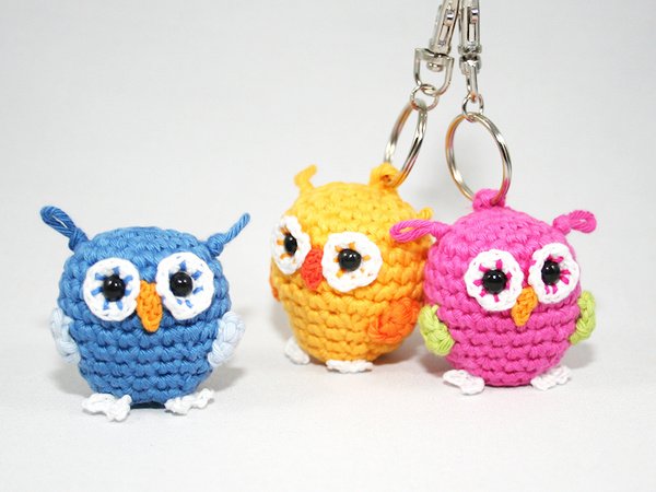 Owl - Key Chain - Crochet Pattern