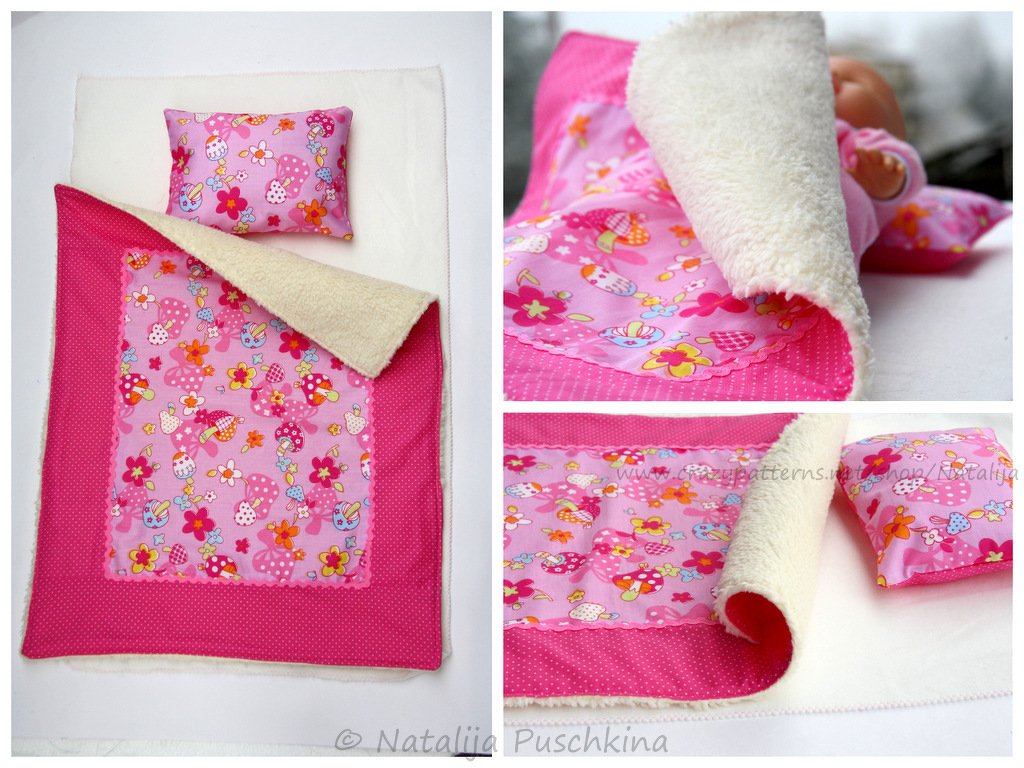 Puppen Schlaf Set - Nähanleitung 