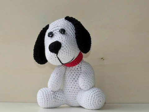 Kleiner Hund Amigurumi Häkelanleitung 20cm groß
