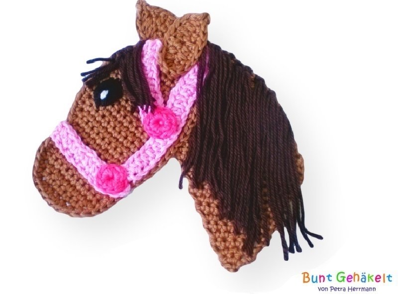 Horse Crochet Appliqué Pattern