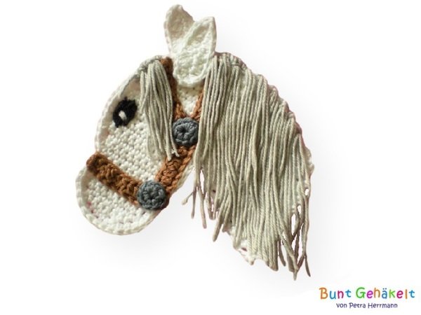 Horse Crochet Appliqué Pattern