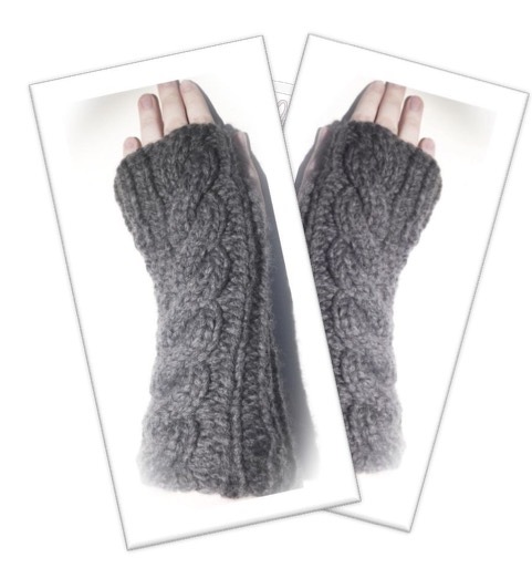 Anleitung - Flauschige Zopfstulpen - einfach gestrickt!