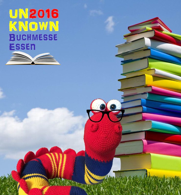 Häkelanleitung.pdf Ulli der Bücherwurm - Maskottchen der Unknown Buchmesse Essen