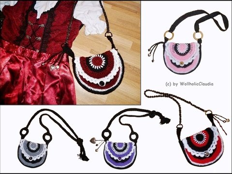 Häkelanleitung Tasche, Dirndltasche - Oktoberfest