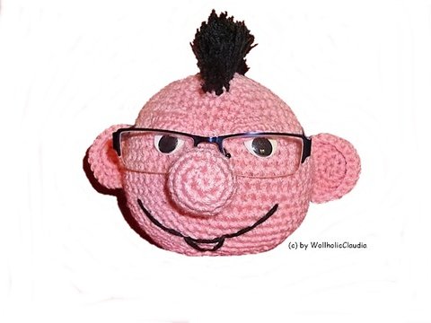 Häkelanleitung Antibrillenverleger " Punker Olaf "