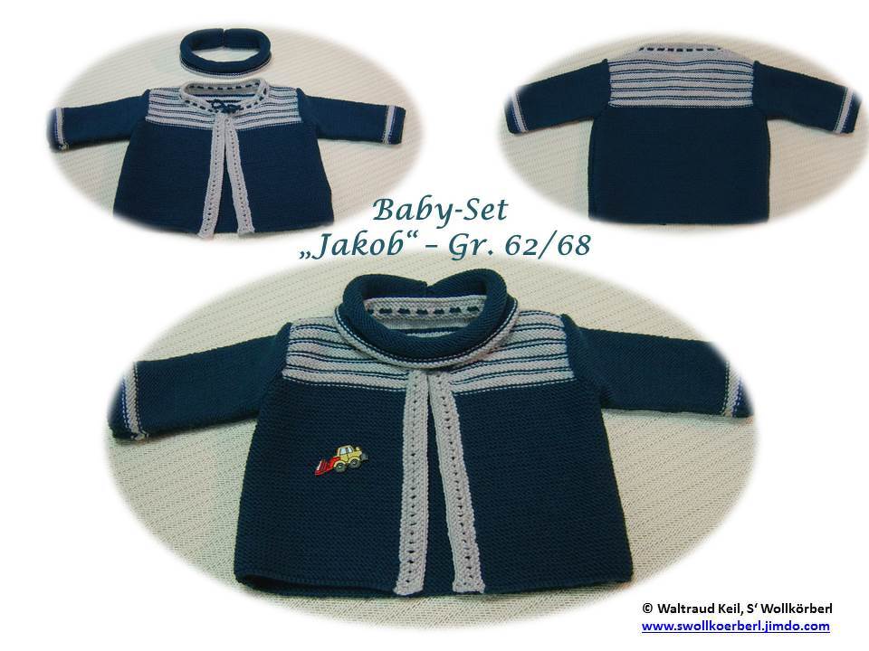 Baby-Strickjacke JAKOB plus Loop