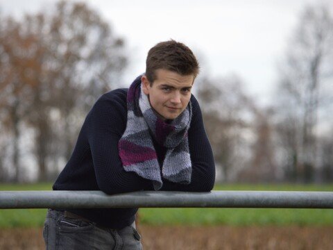 Schal für Herren und Damen, Modell „Moritz“, Stricken, PDF-Anleitung, einfach & effektvoll