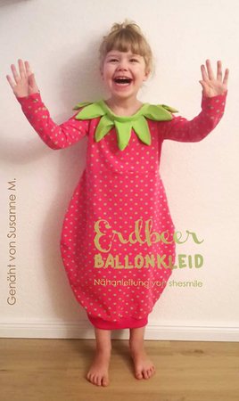 Kostüm "Erdbeere-Ballonkleid" (Nähanleitung für alle Größen)
