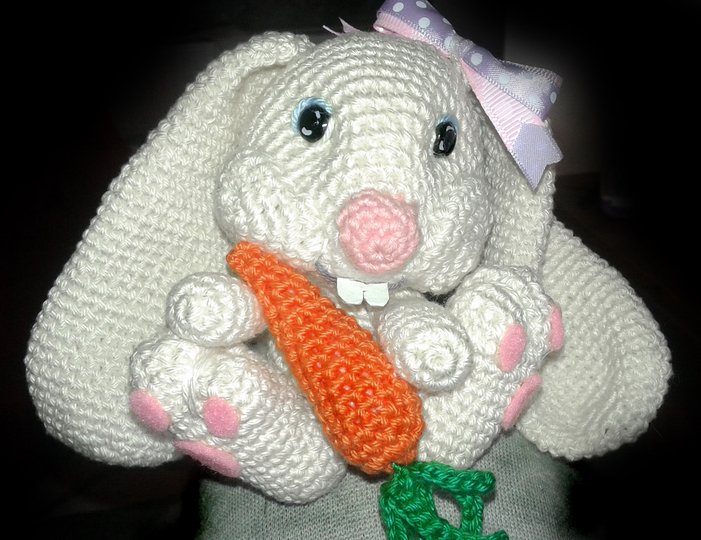 Hasenbaby ~ Cindell , ....ob für Ostern oder zum Kuscheln , einfach süss !