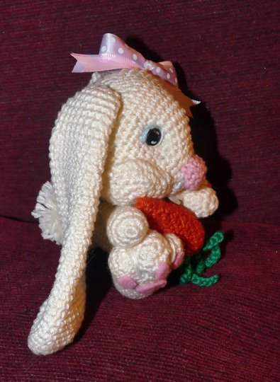 Hasenbaby ~ Cindell , ....ob für Ostern oder zum Kuscheln , einfach süss !