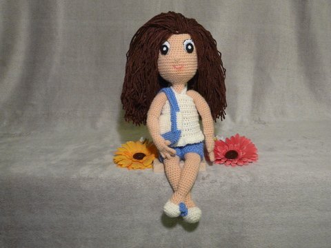 Häkelanleitung Sally die Puppe