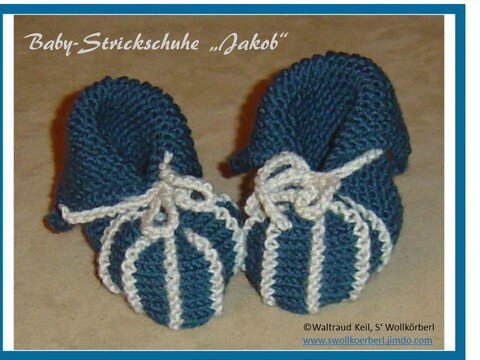 Babyschuhe "Jakob" - leicht zu stricken