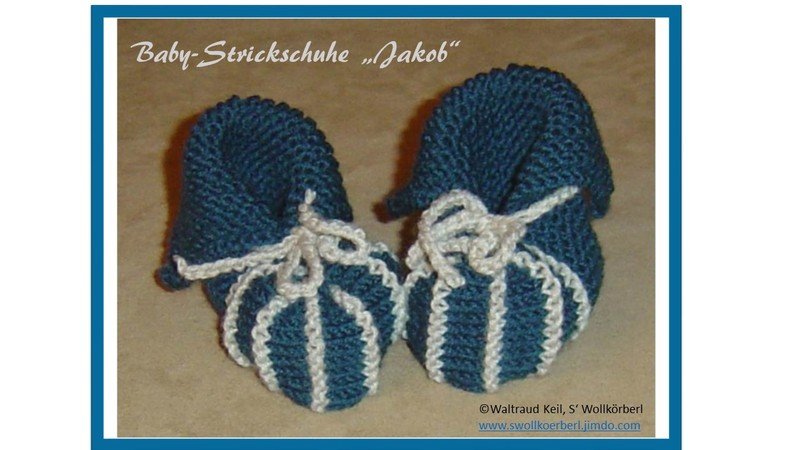 Babyschuhe Jakob Leicht Zu Stricken